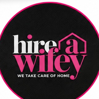 The Hire a Wifey logo embroidered on a uniform polo